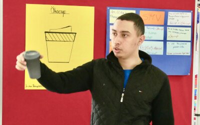 Neuer Mehrweg-Becher für die Schüler*innen